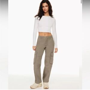 Aritzia Tna Kahki Troop Cargo Pants (6)